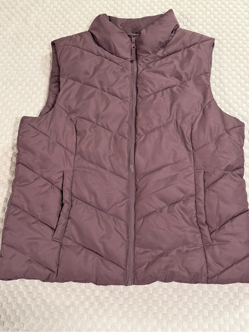 Cole Haan Quilted Sleeveless Vest - Dusty Mauve